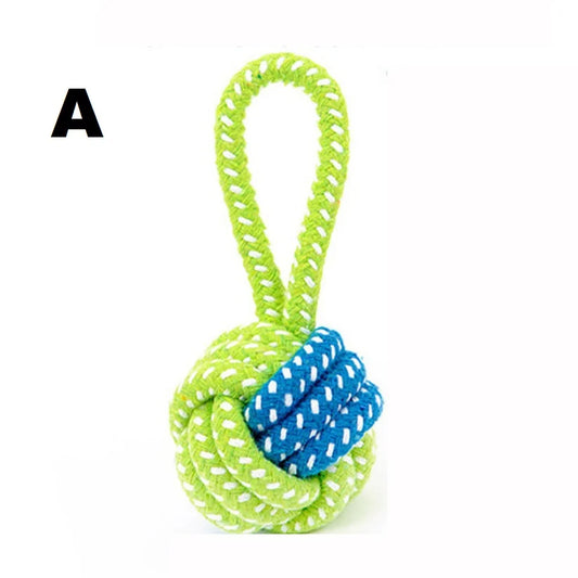 Green Rope Ball for Dog