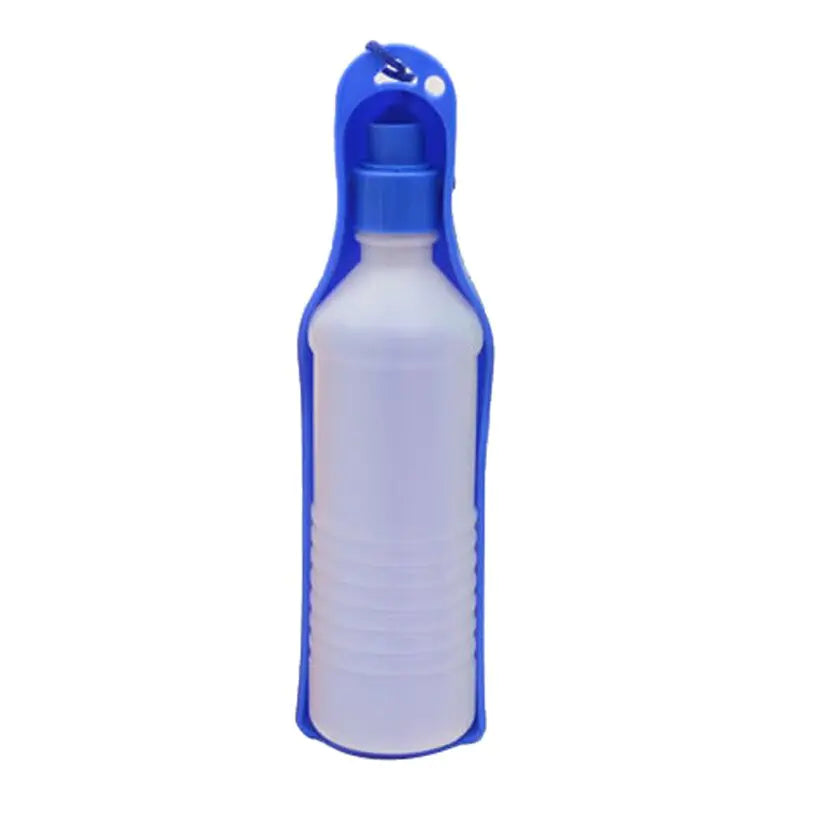 Portable Dog Water Bottle With Folding Bowl