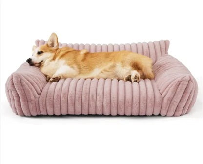 Washable Fluffy Orthopedic Soft Sofa Dog Bed