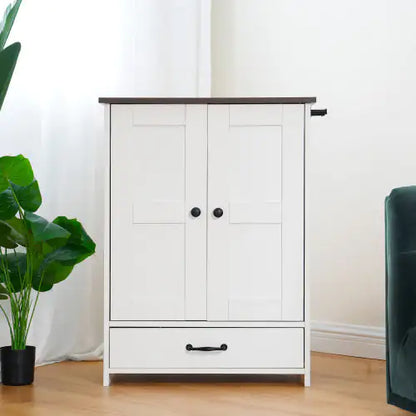 Furniture Style Cabinet with Feeding Station Drawer