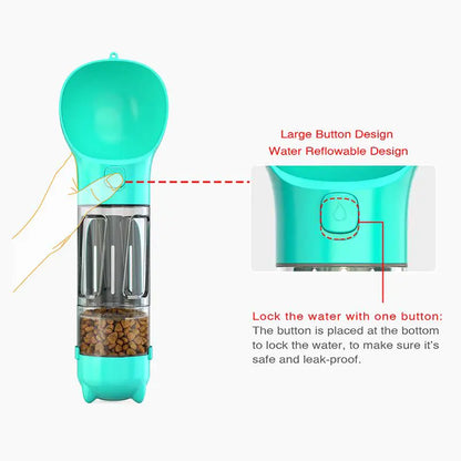 Multifunction Dog Feeder/Water Bottle