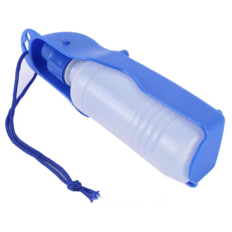 Portable Dog Water Bottle With Folding Bowl