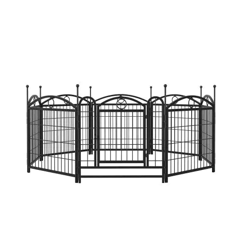 Dog Metal Playpen Indoor & Outdoor - 24 Inch - 8 Panel