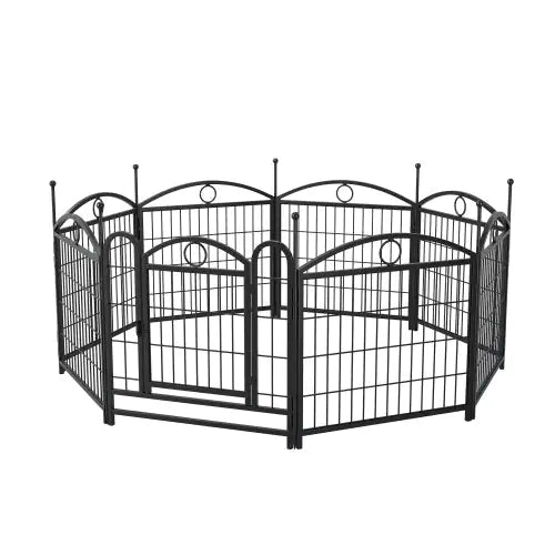 Dog Metal Playpen Indoor & Outdoor - 24 Inch - 8 Panel