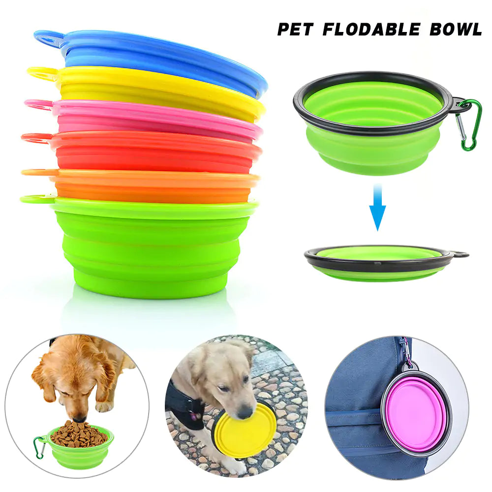 Collapsible Pet Food Bowl