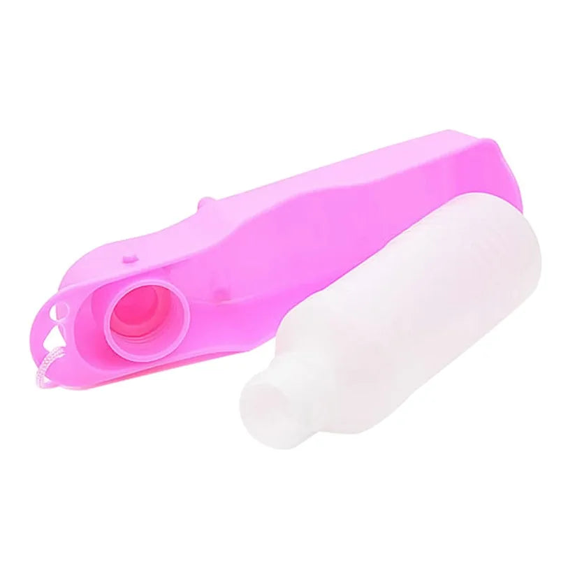 Portable Dog Water Bottle With Folding Bowl