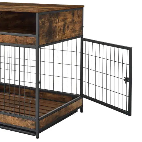 Furniture Dog Cage - Double Door