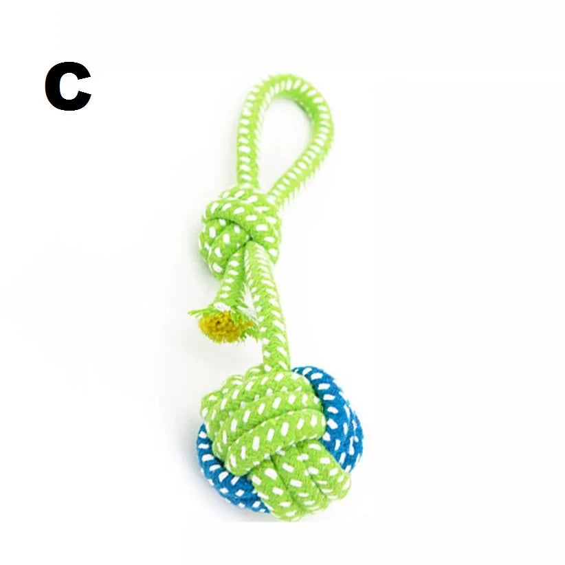 Green Rope Ball for Dog