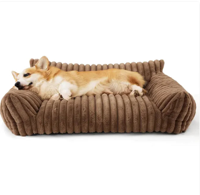 Washable Fluffy Orthopedic Soft Sofa Dog Bed