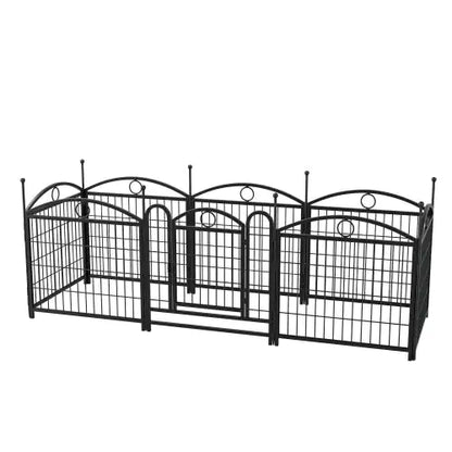 Dog Metal Playpen Indoor & Outdoor - 24 Inch - 8 Panel